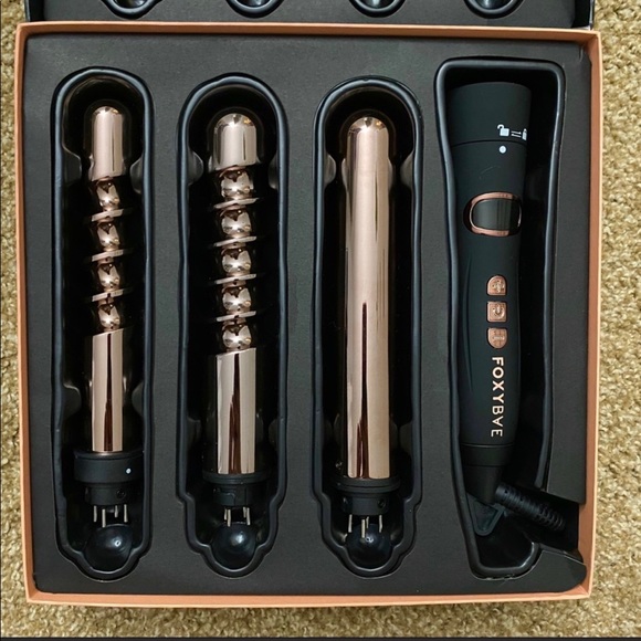 FoxyBae Rose Gold 7 in 1 Curling Wand - Picture 5 of 7